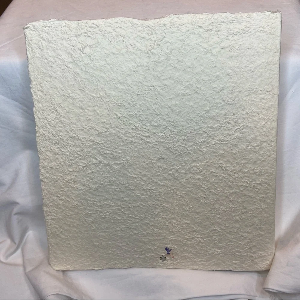 NWOT, Floral Photo Album scrapbooking, on handmade paper with pressed flowers‎